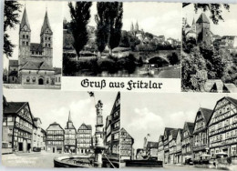 Delcampe - Fritzlar Frauenturm Rolandsbrunnen - Fritzlar