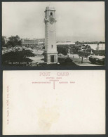 Delcampe - Ceylon Old Real Photo Postcard The Khan Clock Tower Colombo, Street Scene No. 87 - Sri Lanka (Ceylon)