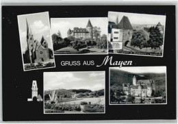 Delcampe - Mayen Eifel Rheinland-Pfalz Genoveaburg Clemens Kirche Schloss Buerresheim - Mayen