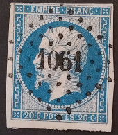 Delcampe - PC 1061 Cunlhat (62 Puy De Dome) Ind 9 ; Frappe Superbe, Margé, Var Filet N - 1849-1876: Classic Period