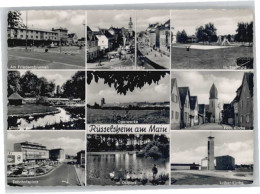 Delcampe - Ruesselsheim Main Ruesselsheim Friedensbrunnen Frankfurter Strasse Luther Kirche - Rüsselsheim