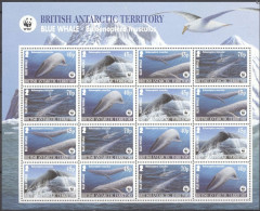 Delcampe - BAT 2003, WWF, Whales, Sheetlet - Baleines