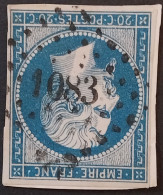 Delcampe - PC 1083 Décize (56 Nièvre) Ind 3 ; Frappe Très Nette, Margé, Sur Fgmt - 1849-1876: Classic Period