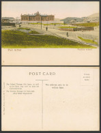 Delcampe - China Old Hand Tinted Postcard PUSHKIN SCHOOL Port Arthur Manchuria Manchukuo 5. - China