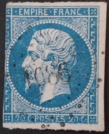 Delcampe - PC 1086 Delme (52 Meurthe) Ind 8 ; Frappe Nette, Var Filet S Sur-encré - 1849-1876: Classic Period