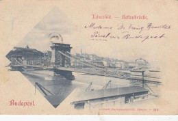 Delcampe - BUDAPEST-UNGHERIA-LANCZHID-POSTCARD VIAGGIATA NEL 1900 - Ungarn
