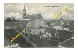 Delcampe - Zandvliet Santvliet Panorama Hoe;en 3971 - Gelopen Kaart 1911 (In Zeer Goede Staat) - Antwerpen