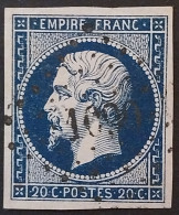 Delcampe - PC 1090 Deols (35 Indre) Ind 13 ; Margé ; Sur 14Ab (cote 40 €) - 1849-1876: Classic Period