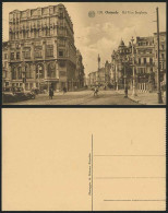 Delcampe - OSTENDE Old Postcard Bd Van Iseghem Imperial Club, Cars - Autres & Non Classés