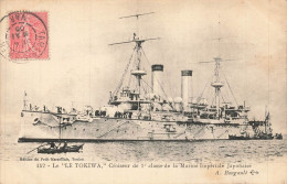 Delcampe - Bateau Navire De Guerre" LE TOKIWA " , Japan * CPA Japon * 1905 * Croiseur 1ère Classe Marine Impériale Japonaise - Tokyo