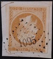 Delcampe - PC 1095 Dienville (9 Aube) Ind 11 ; Frappe Très Nette, Margé, Sur Fgmt ; Sur 13Ab (cote 30 €) - 1849-1876: Classic Period