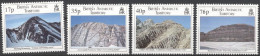 Delcampe - BAT 1995, Antarctic Geological Formations, 4val - Minéraux