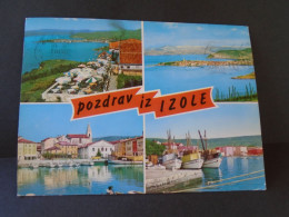 Delcampe - Vintage Postcard Izola Slovenia Yugoslavia Koper Capodistria Cancel 1981 Wien - Slowenien