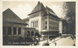 Delcampe - A6230 Geneva Switzerland Ecole Superieure Jeunes Filles RPPC Girls School - Genève
