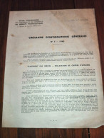 Delcampe - Archives Pharmacie Nord (Lomme / Lille) 1942-1945 : Occupation, BROIC, Rationnement & Libération - Gesetze & Erlasse