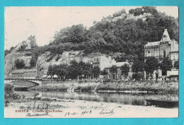 Delcampe - * Esneux (Liège - La Wallonie) * L'Ourthe Et Les Roches, Canal, Quai, Pont, Vue Générale, Unique, Old, Rare - Esneux