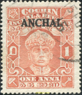 Delcampe - 791257 USED India-cochin 1939 SELLOS DE 1933-39 SOBRECARGADOS - Cochin