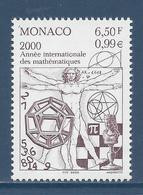 Delcampe - Monaco - YT N° 2265 ** - Neuf Sans Charnière - Année Internationale Des Mathématiques - 2000 - Neufs