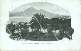 Delcampe - Bf359 Cartolina Castellammare Di Stabia Piazza Municipio 1902 Provinia Di Napoli - Napoli (Neapel)