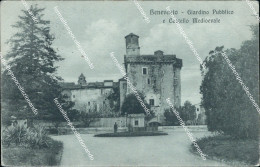 Delcampe - Bf390 Cartolina Benevento Citta' Giardino Pubblico E Castello Medioevale - Benevento