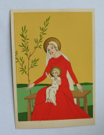 Delcampe - Ai826 Cartolina Dipinta A Mano Ars Nova Madonna - Sonstige & Ohne Zuordnung