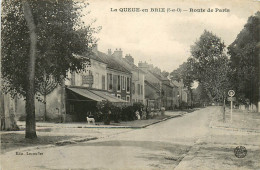 Delcampe - 94* LA QUEUE EN BRIE  Route De Paris  - Station Essence   RL14.0536 - La Queue En Brie