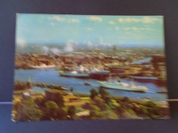 Delcampe - Vintage Postcard Hamburg Hafen View Altona Posted 1972 Heinr Heine Stamp Wien - Veerboten