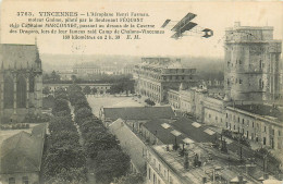 Delcampe - 94* VINCENNES   Aeroplane Pilote Par « lt Fequant» Et « cne Marconnet»   RL14.1107 - Vincennes
