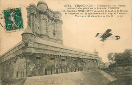 Delcampe - 94* VINCENNES    Aeroplane Pilote Par « lt Fequant» Et « cne Marconnet»   RL14.1092 - Vincennes