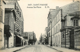 Delcampe - 94* ST MANDE Av Ste Marie    RL14.0621 - Saint Mande