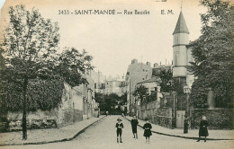 Delcampe - 94* ST MANDE   Rue Baudin  RL14.0571 - Saint Mande