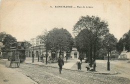 Delcampe - 94* ST MANDE   Place De La Gare  RL14.0578 - Saint Mande