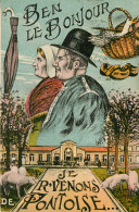 Delcampe - 95* PONTOISE  « je R Venons De Pontoise»   RL14.1387 - Humor
