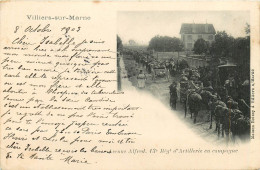 Delcampe - 94* VILLIERS S/MARNE  13e Regiment Artillerie En Campagne     RL14.1286 - Manoeuvres