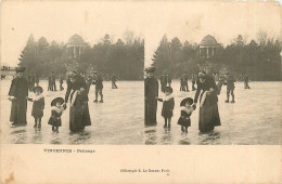 Delcampe - 94* VINCENNES    Patinage  - Stereo    RL14.1228 - Vincennes
