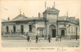 Delcampe - 94* VINCENNES   Postes Et Telegraphes    RL14.1199 - Vincennes