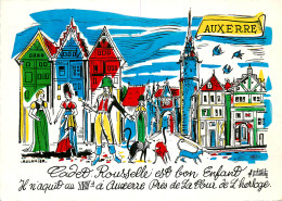 Delcampe - 89* AUXERRE   « cadet Rousselle »  Illustree « aulanier » (CPSM 10x15cm)    RL19,0448 - Auxerre