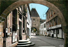 Delcampe - 89* NOYERS S/SEREIN   La Porte De Ville – Arcades   (CPSM 10x15cm)     RL19,0400 - Noyers Sur Serein