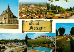 Delcampe - 89* ST FLORENTIN  Multi-vues  (CPM 10x15cm)     RL19,0345 - Saint Florentin