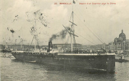 Delcampe - 13* MARSEILLE Depart D Un Courrier Pour La Chine      RL19,1524 - Unclassified