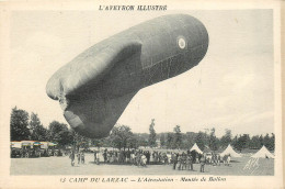 Delcampe - 12* LARZAC  Camp – Aerostation – Montee De Ballon RL19,1466 - Materiale