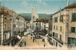 Delcampe - 07* LA LOUVESC  Place Et Av De La Basilique     RL19,1357 - La Louvesc