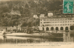 Delcampe - 06* VILLEFRANCHE S/MER  La Caserne Du 24 E Chasseurs Alpins      RL19,1175 - Kasernen
