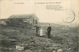 Delcampe - 15* AUVERGNE      Transport Du Lait Au Buron   RL30,0155 - Elevage