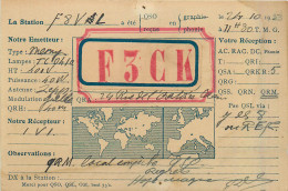 Delcampe - 14* CAEN        Carte « QSL»  Octobre 1933  RL30,0098 - Amateurfunk