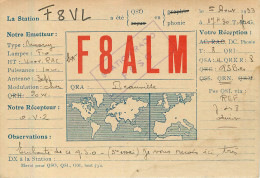 Delcampe - 14* DEAUVILLE       Carte « QSL»   Aout 1933 RL30,0100 - Amateurfunk
