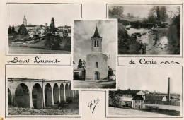 Delcampe - 16* ST LAURENT DE CERIS  Multi-vues (CPSM 9x14cm)    RL19,1849 - Other & Unclassified