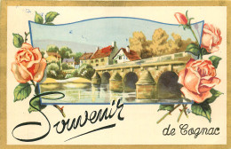 Delcampe - 16* COGNAC « souvenir »  Pont    RL19,1851 - Cognac