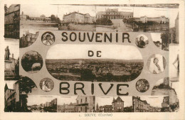 Delcampe - 19* BRIVE   « souvenir»  Multivues       RL30,0723 - Brive La Gaillarde