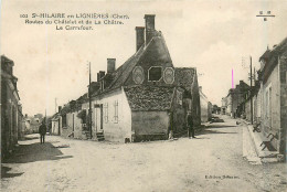 Delcampe - 18* ST HILAIRE EN LIGNIERES  Routes Du Chatelet Et De La Chatre       RL30,0647 - Andere & Zonder Classificatie